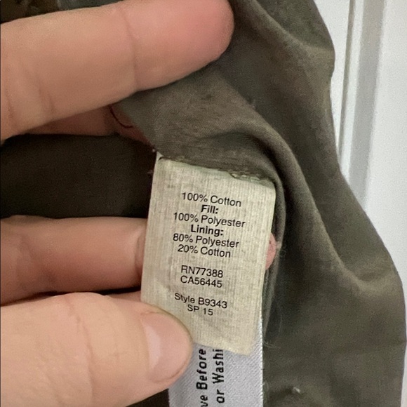 Madewell Olive Green Quilted Field Jacket - Picture 5 of 5